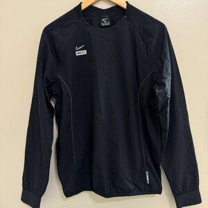 Nike F.C. Woven Midlayer Black Wind Soccer Sweatshirt CT2516-010 Men's S $80 NEW